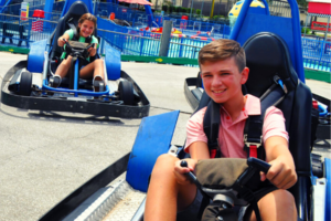 kids on go-karts